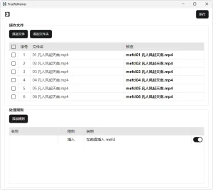 文件批量重命名软件 | FreeReNamer（0.5.1）-软件工具箱